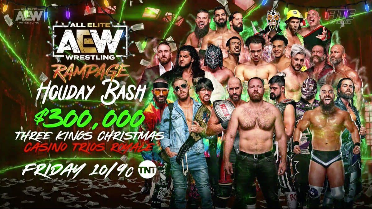 AEW Rampage Live Score: Three Kings Christmas Casino Battle Royale