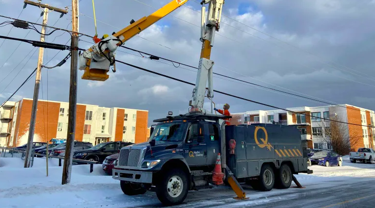 Most Quebecers should have power restored by Wednesday night following the powerful storms, according to Hydro-Québec. (Charles-Étienne Drouin/Radio-Canada)