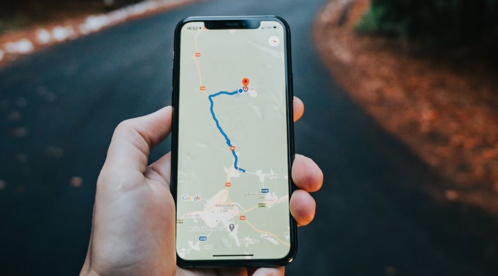 Google Maps on an iPhone