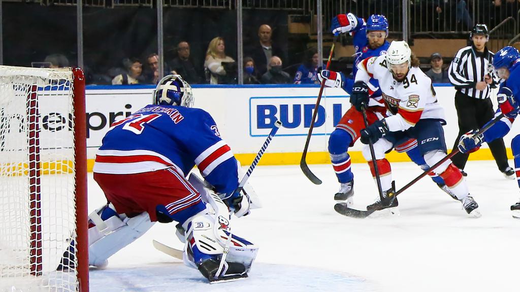 NHL On Tap: Surging Panthers visit New York to play Rangers