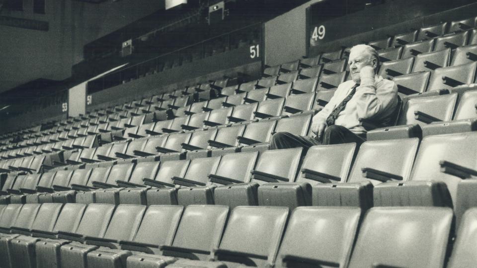 A new documentary tells the story of former Toronto Maple Leafs owner Harold Ballard, considered by some to be one of the worst owners in NHL history.  (Getty Images)